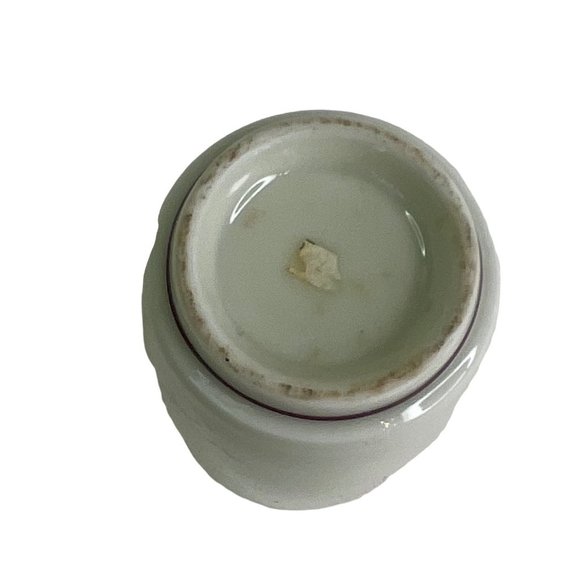 Vintage Geisha Girl Saki Tea Cup 3.25" x 2" Hand Painted Porcelain Japan - Picture 6 of 7